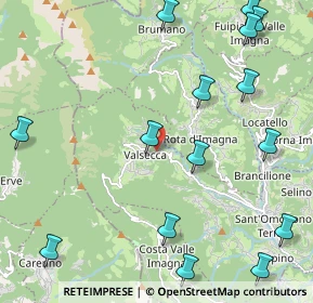 Mappa Via Ca' Casetti, 24038 Sant'Omobono Terme BG, Italia (2.84467)