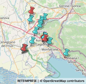 Mappa Piazzale Romano Fumis, 34077 Ronchi dei Legionari GO, Italia (5.18941)