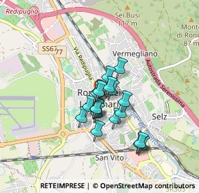 Mappa Piazzale Romano Fumis, 34077 Ronchi dei Legionari GO, Italia (0.568)