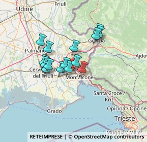 Mappa Piazzale Romano Fumis, 34077 Ronchi dei Legionari GO, Italia (10.126)