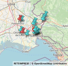 Mappa Piazzale Romano Fumis, 34077 Ronchi dei Legionari GO, Italia (7.91353)