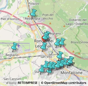 Mappa Piazzale Romano Fumis, 34077 Ronchi dei Legionari GO, Italia (2.183)