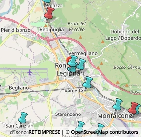 Mappa Piazzale Romano Fumis, 34077 Ronchi dei Legionari GO, Italia (2.58692)