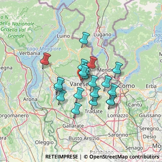 Mappa Via Renè Vanetti, 21100 Varese VA, Italia (10.29)