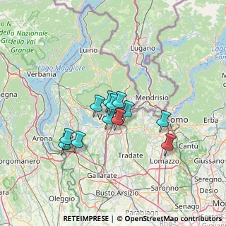 Mappa Via Renè Vanetti, 21100 Varese VA, Italia (9.80417)