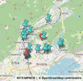 Mappa Via IV Novembre, 22030 Eupilio CO, Italia (1.675)