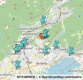 Mappa Via IV Novembre, 22030 Eupilio CO, Italia (1.89455)