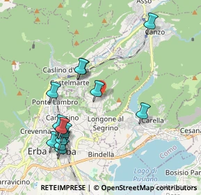 Mappa Via IV Novembre, 22030 Eupilio CO, Italia (2.11429)