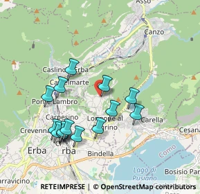 Mappa Via IV Novembre, 22030 Eupilio CO, Italia (1.824)