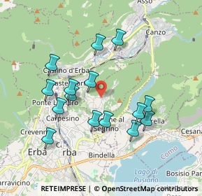 Mappa Via IV Novembre, 22030 Eupilio CO, Italia (1.73333)