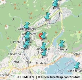 Mappa Via IV Novembre, 22030 Eupilio CO, Italia (1.95769)