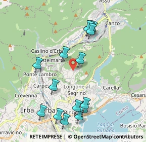 Mappa Via IV Novembre, 22030 Eupilio CO, Italia (2.10867)