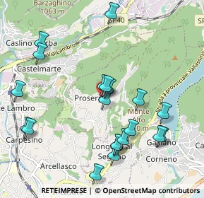 Mappa Via IV Novembre, 22030 Eupilio CO, Italia (1.0685)