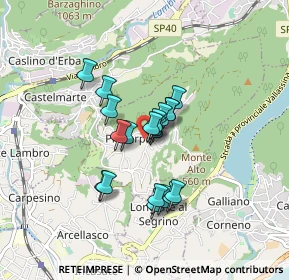 Mappa Via IV Novembre, 22030 Eupilio CO, Italia (0.5945)