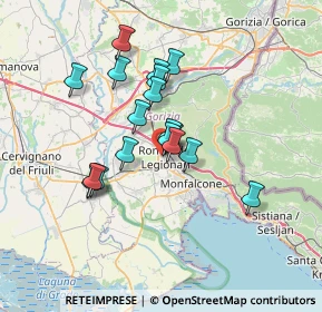 Mappa Via Filippo Turati, 34077 Ronchi dei Legionari GO, Italia (5.4)