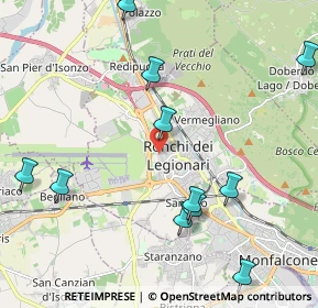Mappa Via Filippo Turati, 34077 Ronchi dei Legionari GO, Italia (2.45545)