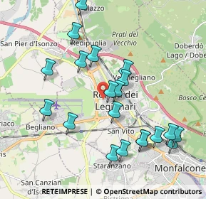 Mappa Via Filippo Turati, 34077 Ronchi dei Legionari GO, Italia (1.9915)