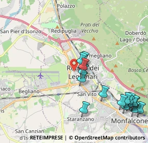 Mappa Via Filippo Turati, 34077 Ronchi dei Legionari GO, Italia (2.42625)