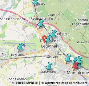 Mappa Via Filippo Turati, 34077 Ronchi dei Legionari GO, Italia (2.44545)