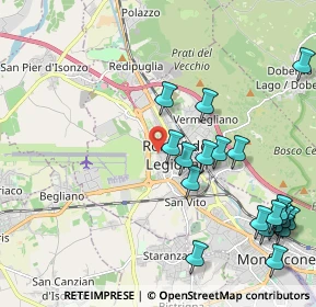 Mappa Via Filippo Turati, 34077 Ronchi dei Legionari GO, Italia (2.5585)