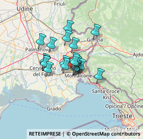 Mappa Via Filippo Turati, 34077 Ronchi dei Legionari GO, Italia (8.013)