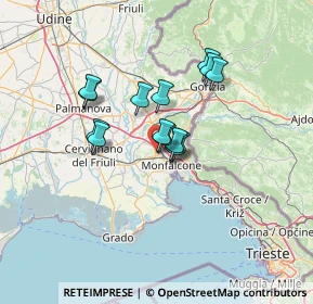 Mappa Via Filippo Turati, 34077 Ronchi dei Legionari GO, Italia (9.58071)