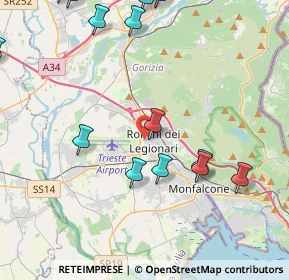 Mappa Via Filippo Turati, 34077 Ronchi dei Legionari GO, Italia (5.64625)