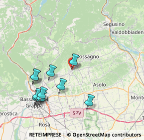 Mappa Via Montegrappa, 31017 Crespano del Grappa TV, Italia (8.3)