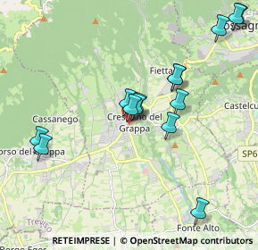 Mappa Via Montegrappa, 31017 Crespano del Grappa TV, Italia (1.98429)