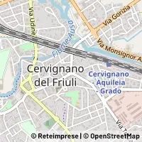Map Cervignano del Friuli