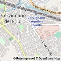 Karta Cervignano del Friuli