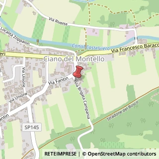 Mappa Via Brigata Campania, 27, 31035 Crocetta del Montello, Treviso (Veneto)