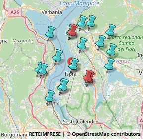 Mappa Via Valcanale, 21027 Ispra VA, Italia (6.3025)