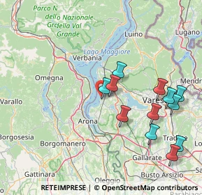 Mappa Via Valcanale, 21027 Ispra VA, Italia (16.62167)