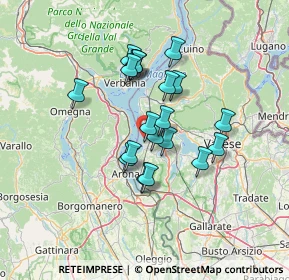 Mappa Via Valcanale, 21027 Ispra VA, Italia (10.661)