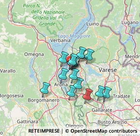 Mappa Via Valcanale, 21027 Ispra VA, Italia (8.75)