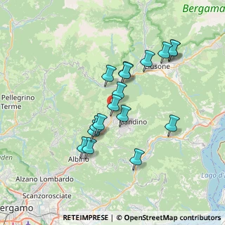 Mappa Via Serio, 24020 Casnigo BG, Italia (6.39471)