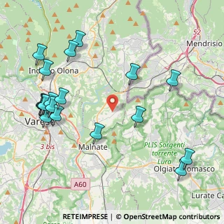 Mappa Via Milano, 21050 Cantello VA, Italia (5.00842)