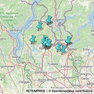 Mappa Via Colombeè, 21100 Varese VA, Italia (8.10733)
