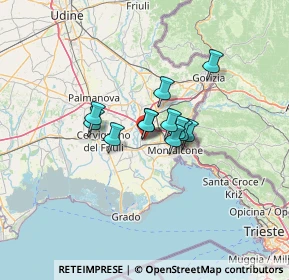 Mappa Via F. Cosani, 34070 Turriaco GO, Italia (7.565)