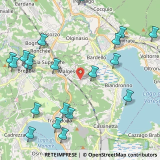 Mappa Via Mazzini, 21020 Bregano VA, Italia (2.911)