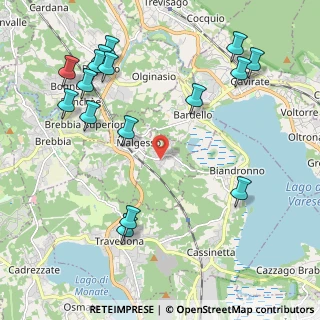 Mappa Via Mazzini, 21020 Bregano VA, Italia (2.53375)