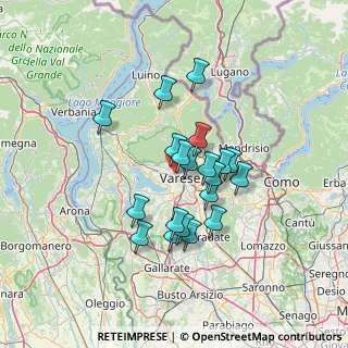 Mappa Via Silvestro Sanvito, 21100 Varese VA, Italia (10.718)