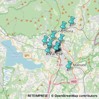 Mappa Via Silvestro Sanvito, 21100 Varese VA, Italia (1.98)