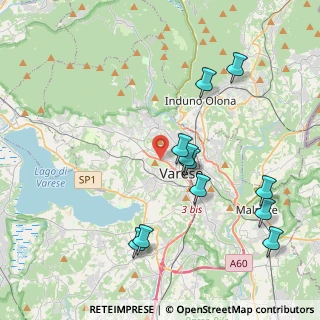 Mappa Via Silvestro Sanvito, 21100 Varese VA, Italia (4.29273)