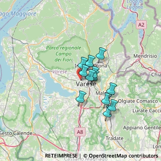 Mappa Via Silvestro Sanvito, 21100 Varese VA, Italia (4.7025)