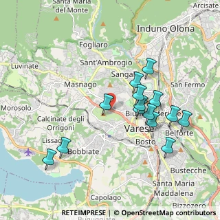 Mappa Via Silvestro Sanvito, 21100 Varese VA, Italia (1.82571)