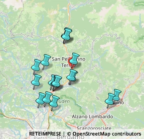 Mappa San Pellegrino - ruspino piazzale, 24016 San Pellegrino Terme BG, Italia (7.05722)