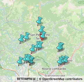 Mappa San Pellegrino - ruspino piazzale, 24016 San Pellegrino Terme BG, Italia (7.67833)