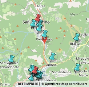 Mappa San Pellegrino - ruspino piazzale, 24016 San Pellegrino Terme BG, Italia (2.605)